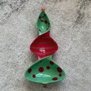 Christmas tree serving dish